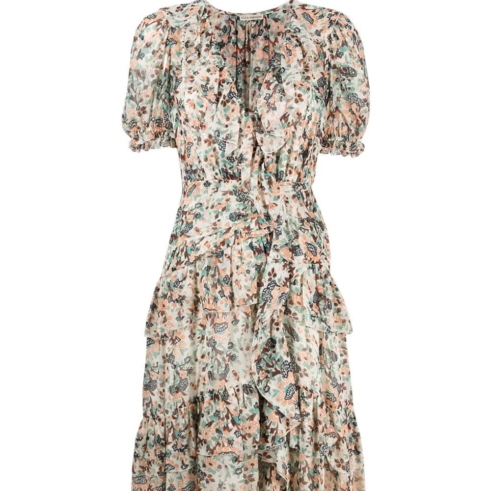 Ulla Johnson Silk Delphine Dress In Gardenia View 6